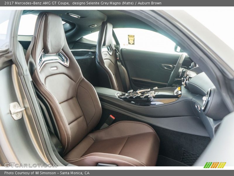 Front Seat of 2017 AMG GT Coupe