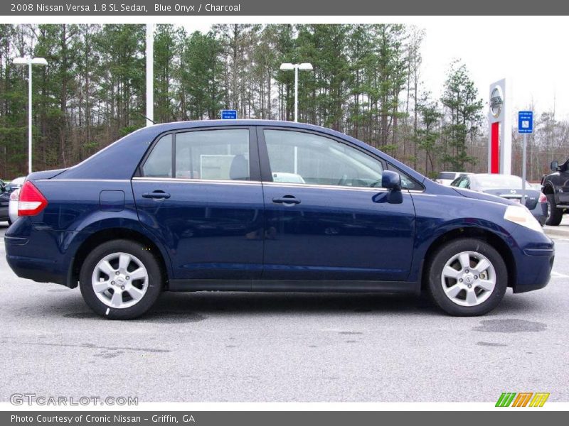 Blue Onyx / Charcoal 2008 Nissan Versa 1.8 SL Sedan