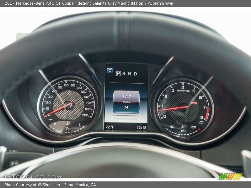  2017 AMG GT Coupe Coupe Gauges