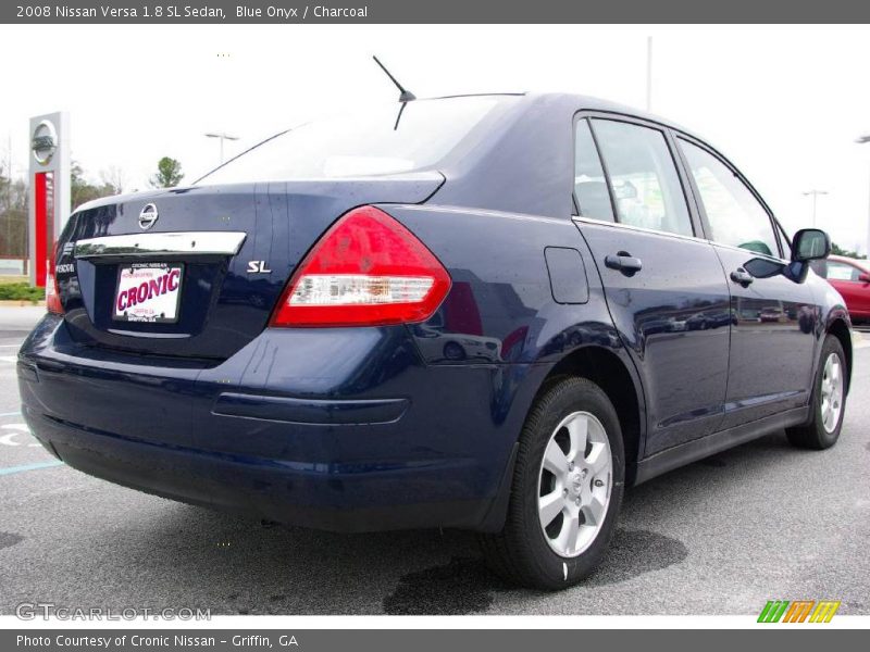 Blue Onyx / Charcoal 2008 Nissan Versa 1.8 SL Sedan