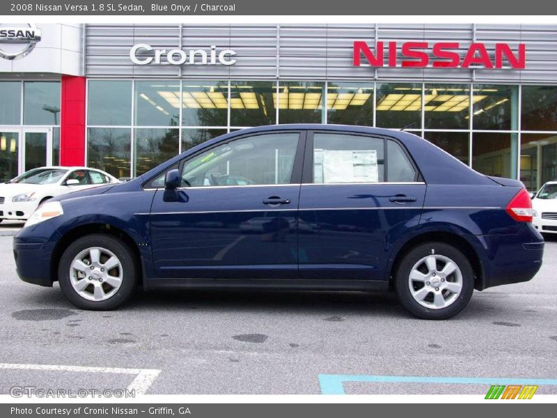 Blue Onyx / Charcoal 2008 Nissan Versa 1.8 SL Sedan