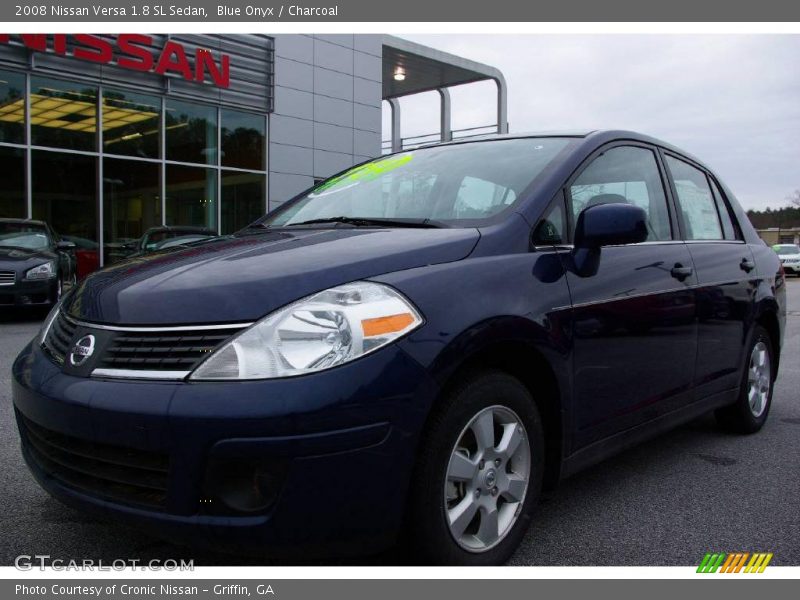 Blue Onyx / Charcoal 2008 Nissan Versa 1.8 SL Sedan