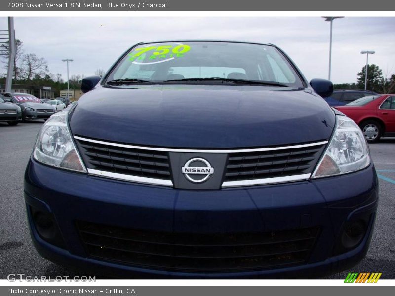 Blue Onyx / Charcoal 2008 Nissan Versa 1.8 SL Sedan