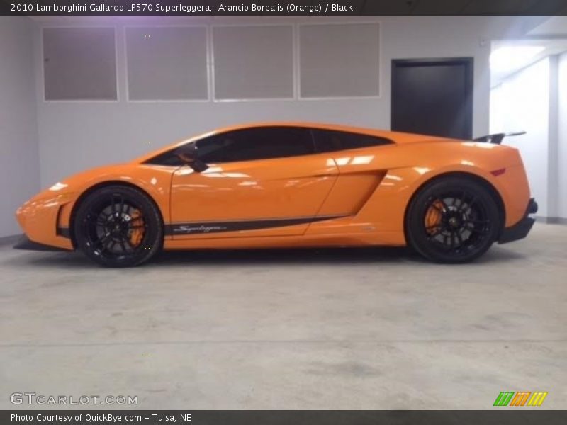 Arancio Borealis (Orange) / Black 2010 Lamborghini Gallardo LP570 Superleggera