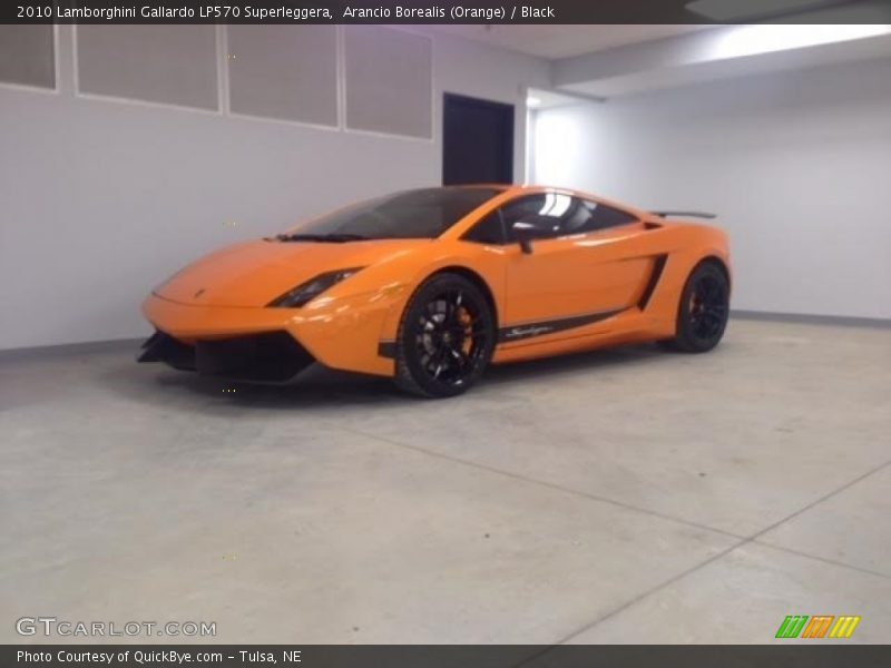 Arancio Borealis (Orange) / Black 2010 Lamborghini Gallardo LP570 Superleggera