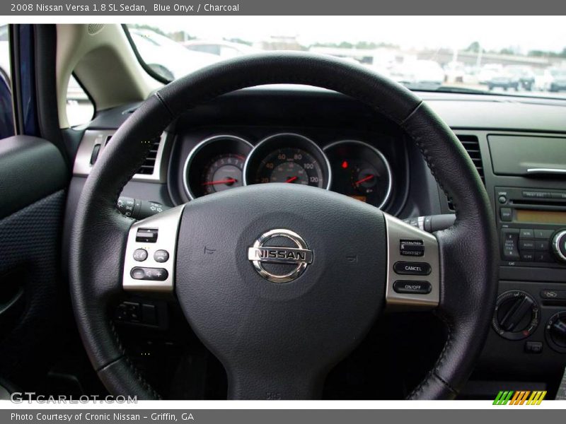 Blue Onyx / Charcoal 2008 Nissan Versa 1.8 SL Sedan