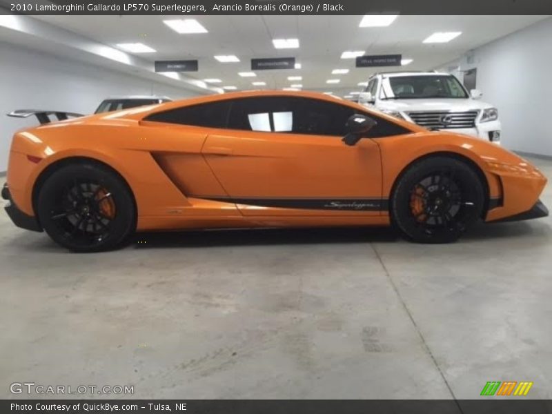 Arancio Borealis (Orange) / Black 2010 Lamborghini Gallardo LP570 Superleggera