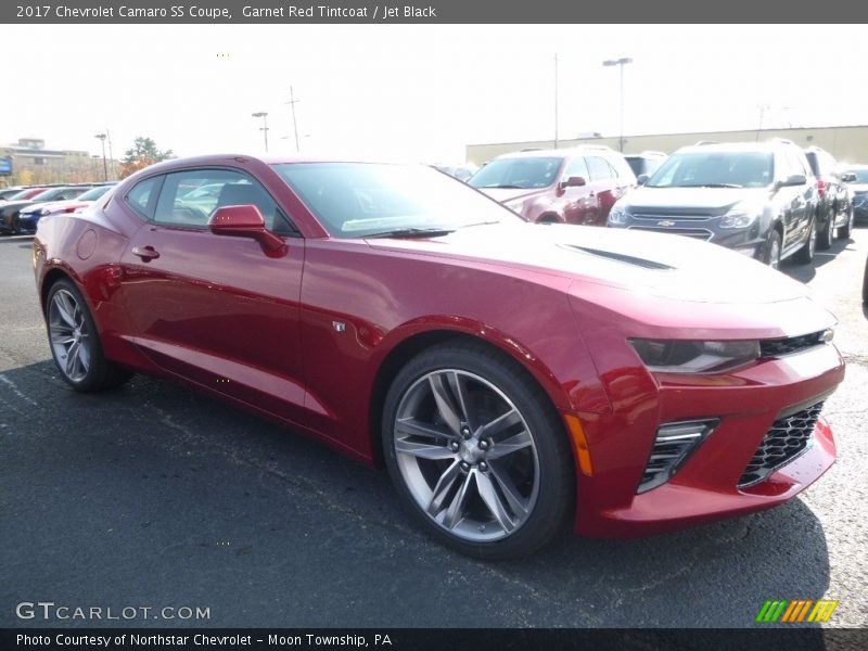 Garnet Red Tintcoat / Jet Black 2017 Chevrolet Camaro SS Coupe