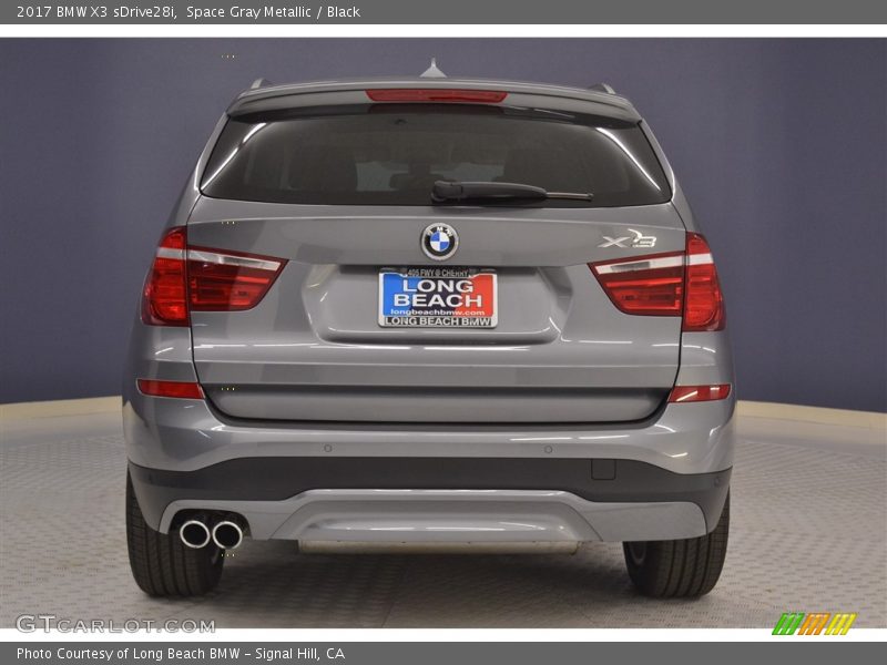 Space Gray Metallic / Black 2017 BMW X3 sDrive28i