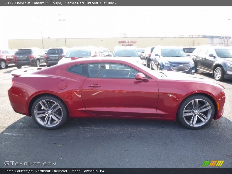 Garnet Red Tintcoat / Jet Black 2017 Chevrolet Camaro SS Coupe