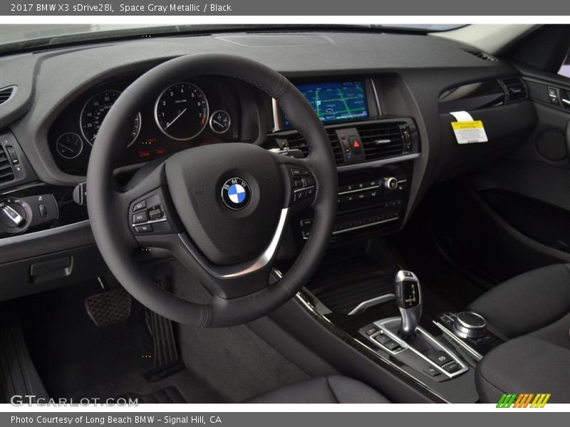 Space Gray Metallic / Black 2017 BMW X3 sDrive28i