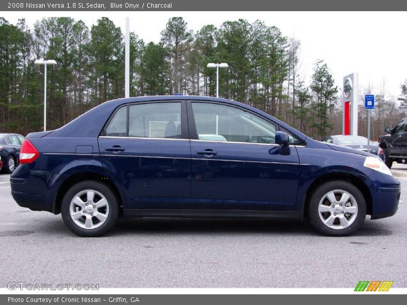 Blue Onyx / Charcoal 2008 Nissan Versa 1.8 SL Sedan