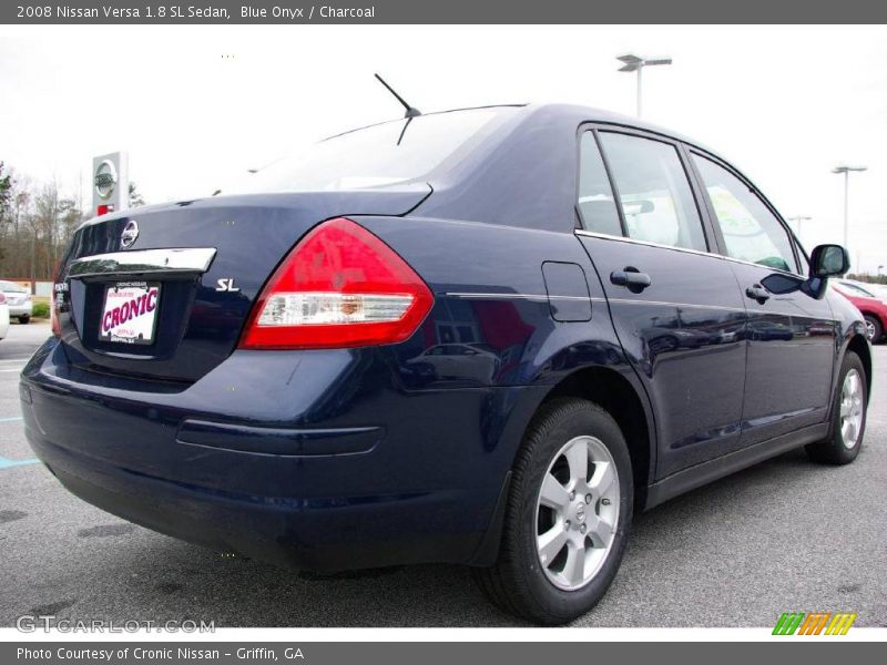 Blue Onyx / Charcoal 2008 Nissan Versa 1.8 SL Sedan
