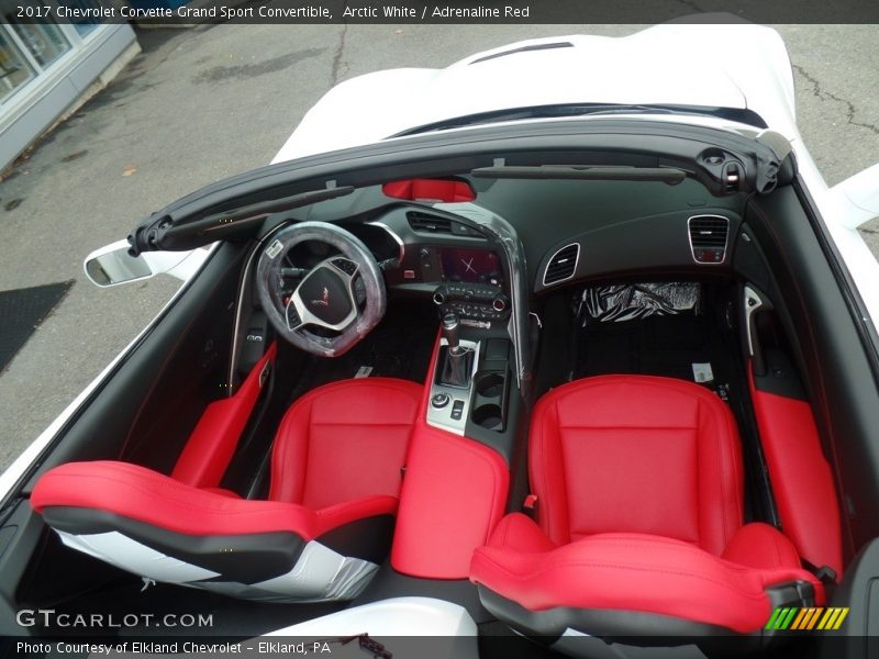  2017 Corvette Grand Sport Convertible Adrenaline Red Interior