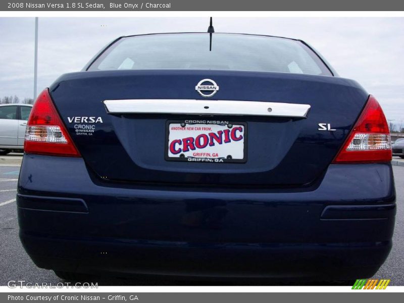Blue Onyx / Charcoal 2008 Nissan Versa 1.8 SL Sedan
