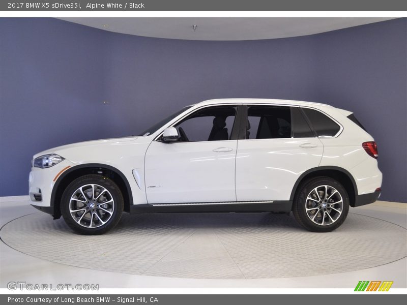 Alpine White / Black 2017 BMW X5 sDrive35i