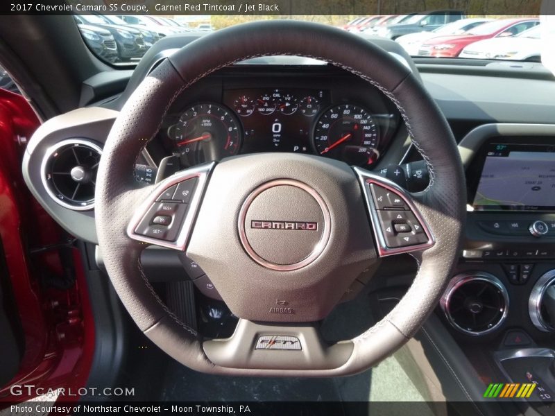 Garnet Red Tintcoat / Jet Black 2017 Chevrolet Camaro SS Coupe