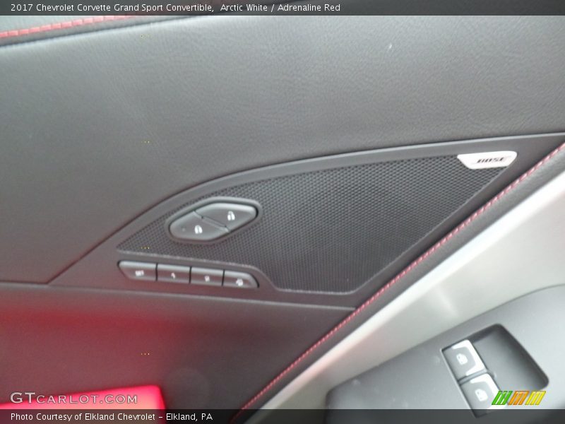 Arctic White / Adrenaline Red 2017 Chevrolet Corvette Grand Sport Convertible