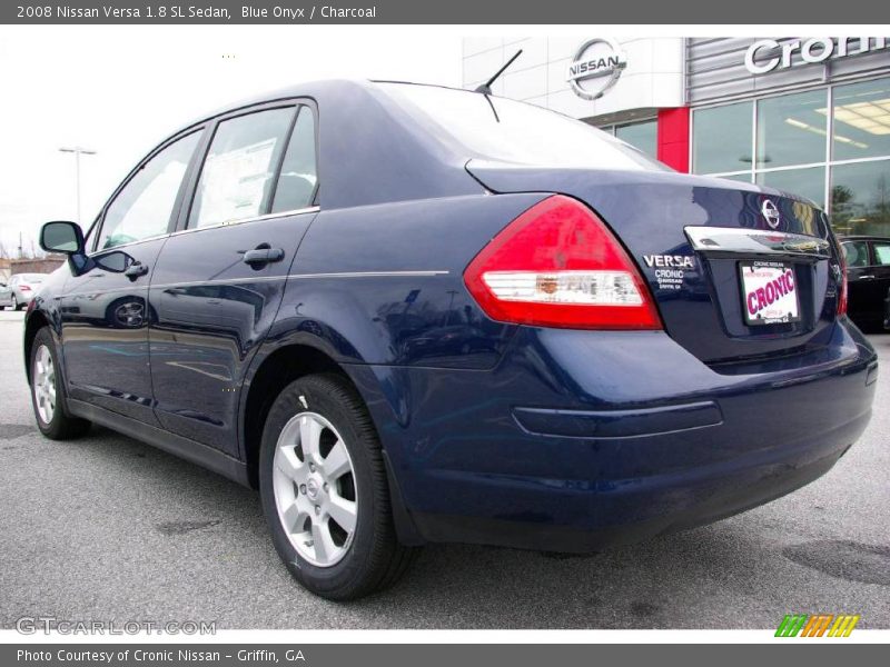 Blue Onyx / Charcoal 2008 Nissan Versa 1.8 SL Sedan