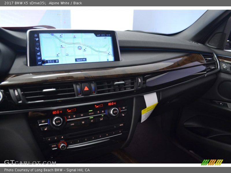 Alpine White / Black 2017 BMW X5 sDrive35i