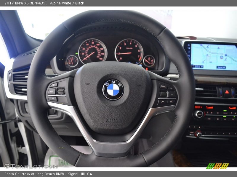 Alpine White / Black 2017 BMW X5 sDrive35i