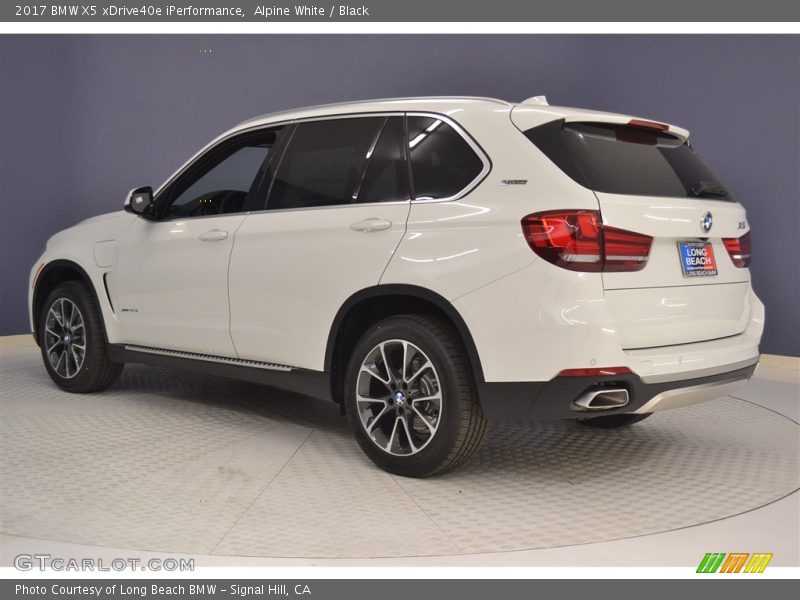 Alpine White / Black 2017 BMW X5 xDrive40e iPerformance