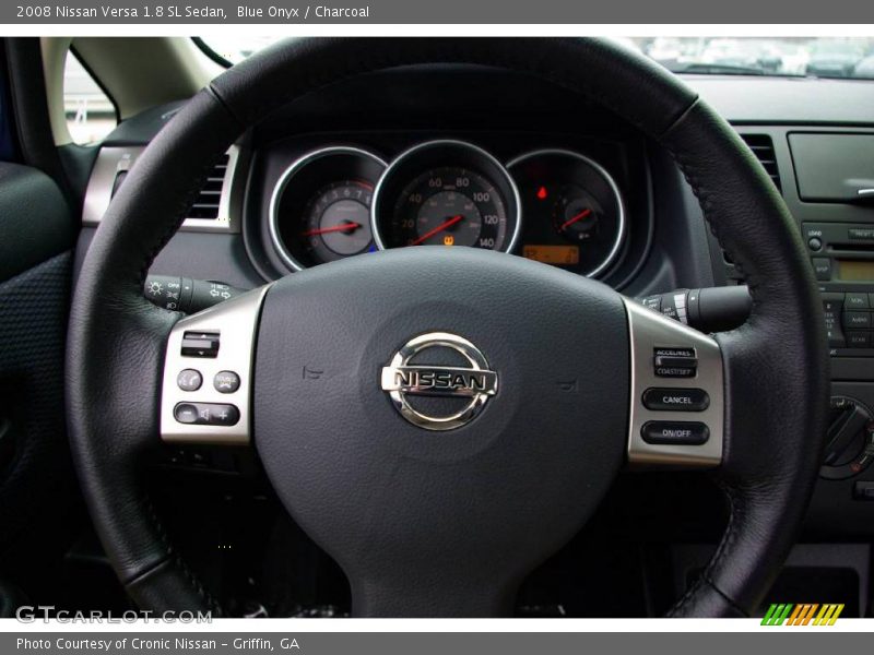 Blue Onyx / Charcoal 2008 Nissan Versa 1.8 SL Sedan