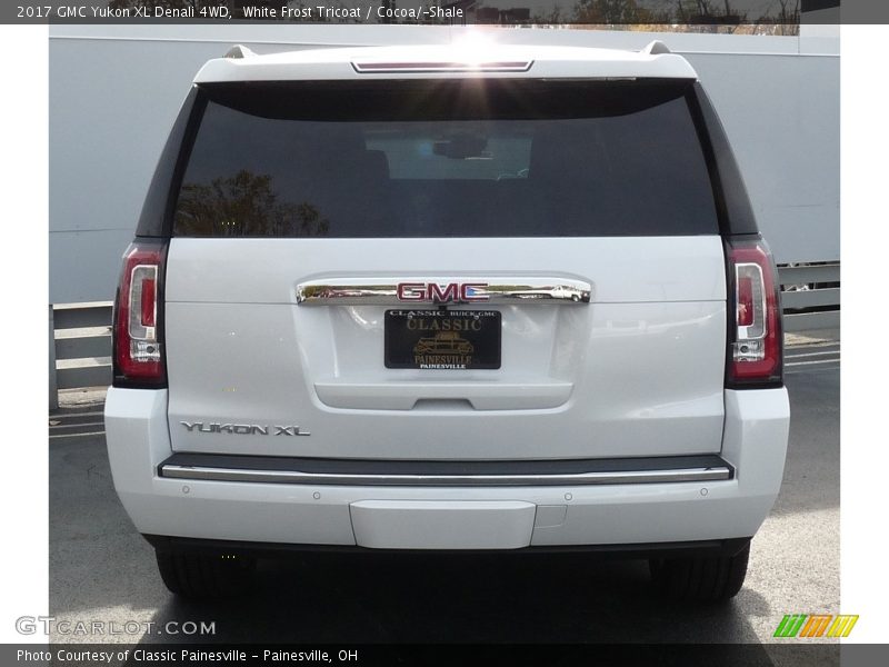 White Frost Tricoat / Cocoa/­Shale 2017 GMC Yukon XL Denali 4WD