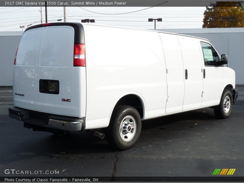 Summit White / Medium Pewter 2017 GMC Savana Van 3500 Cargo