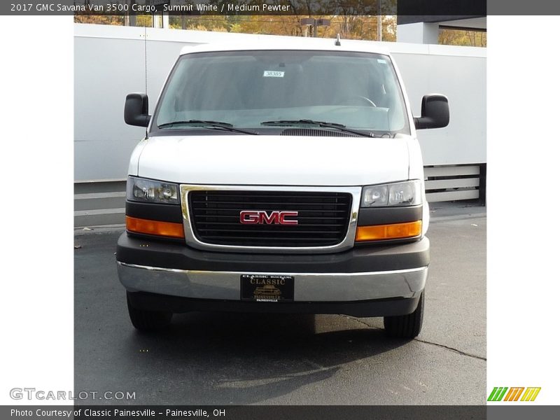 Summit White / Medium Pewter 2017 GMC Savana Van 3500 Cargo