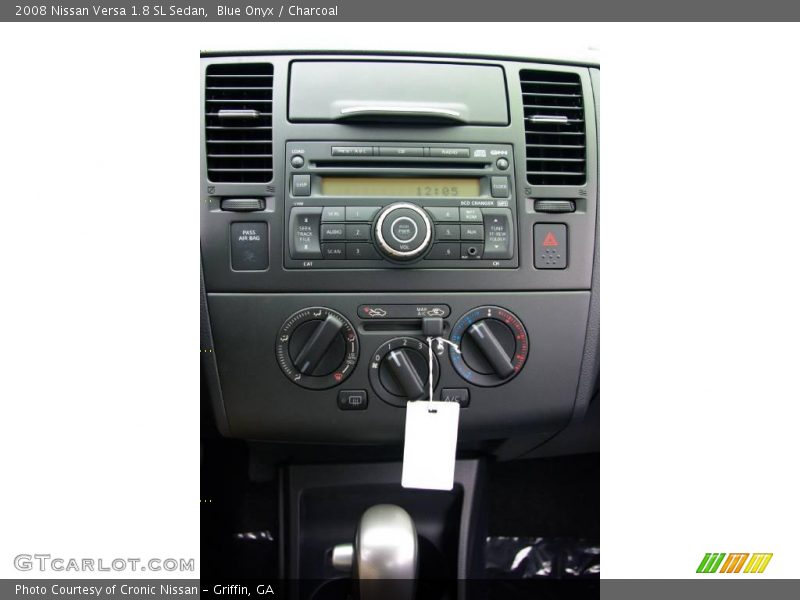 Blue Onyx / Charcoal 2008 Nissan Versa 1.8 SL Sedan