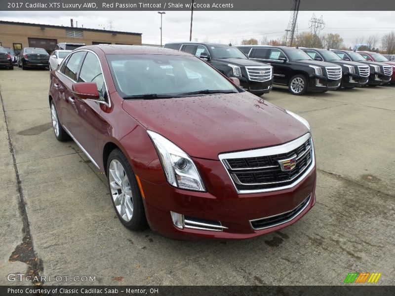 Red Passion Tintcoat / Shale w/Cocoa Accents 2017 Cadillac XTS Luxury AWD