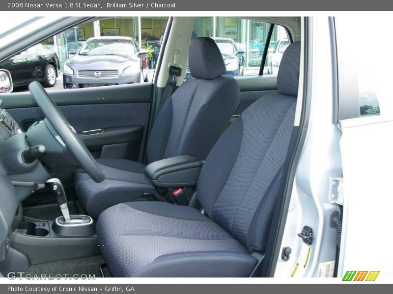 Brilliant Silver / Charcoal 2008 Nissan Versa 1.8 SL Sedan