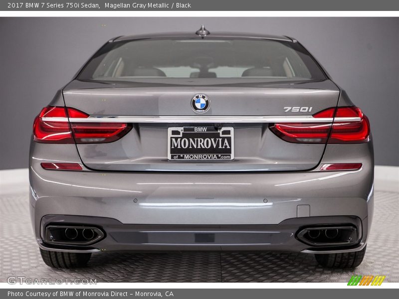 Magellan Gray Metallic / Black 2017 BMW 7 Series 750i Sedan