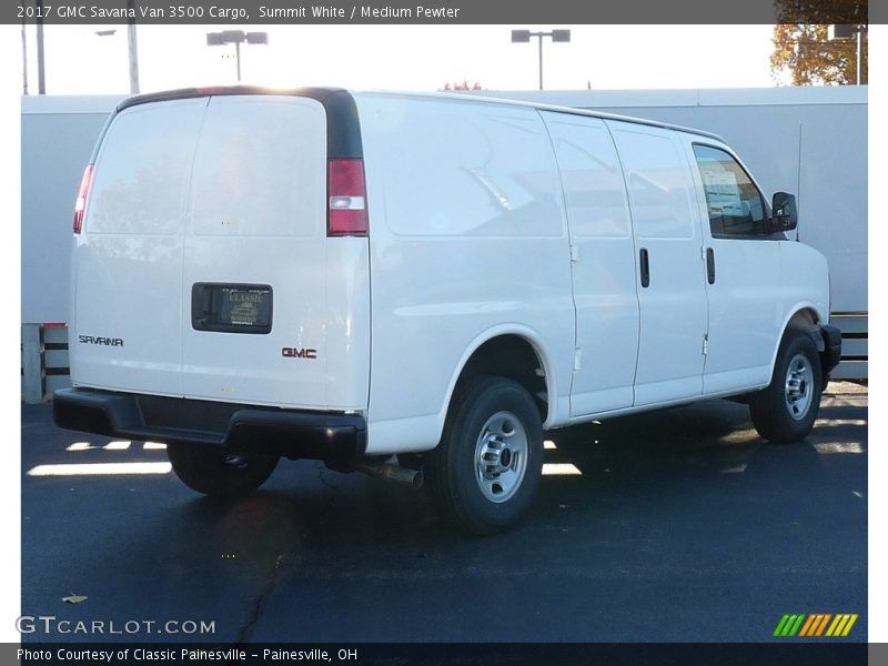 Summit White / Medium Pewter 2017 GMC Savana Van 3500 Cargo
