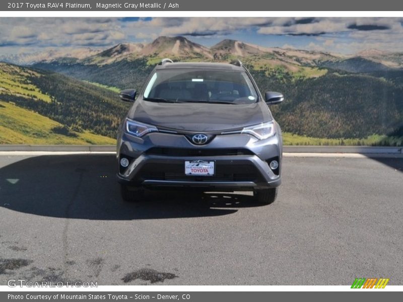 Magnetic Gray Metallic / Ash 2017 Toyota RAV4 Platinum