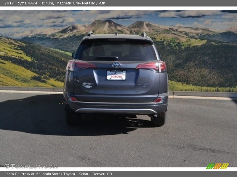 Magnetic Gray Metallic / Ash 2017 Toyota RAV4 Platinum