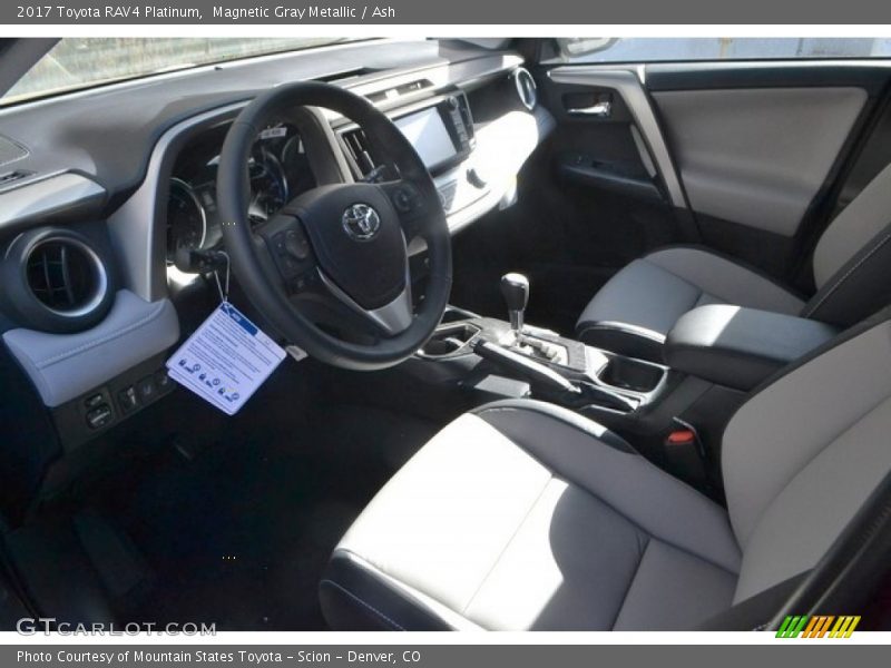 Magnetic Gray Metallic / Ash 2017 Toyota RAV4 Platinum