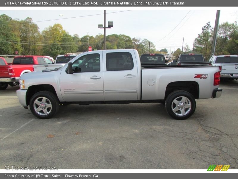 Silver Ice Metallic / Light Titanium/Dark Titanium 2014 Chevrolet Silverado 2500HD LTZ Crew Cab 4x4