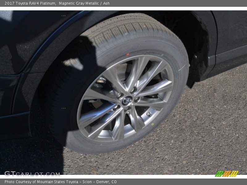 Magnetic Gray Metallic / Ash 2017 Toyota RAV4 Platinum