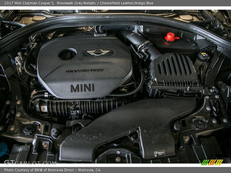  2017 Clubman Cooper S Engine - 2.0 Liter TwinPower Turbocharged DOHC 16-Valve VVT 4 Cylinder