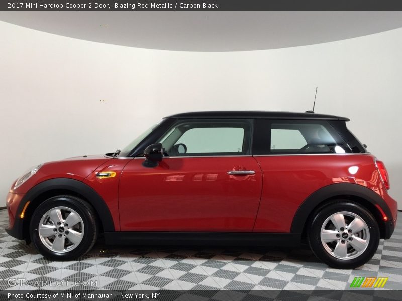 Blazing Red Metallic / Carbon Black 2017 Mini Hardtop Cooper 2 Door