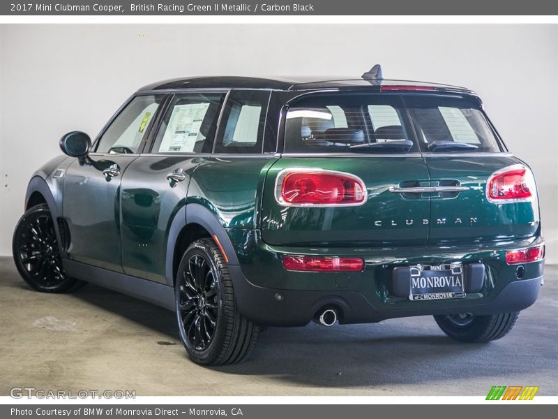 British Racing Green II Metallic / Carbon Black 2017 Mini Clubman Cooper