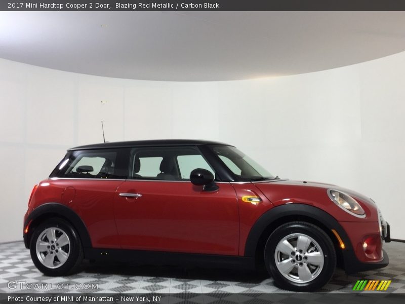 Blazing Red Metallic / Carbon Black 2017 Mini Hardtop Cooper 2 Door