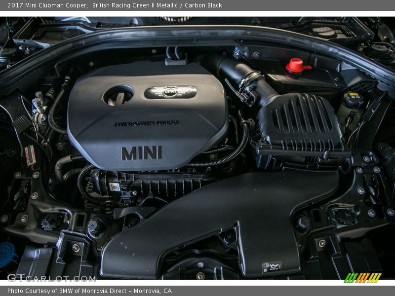  2017 Clubman Cooper Engine - 1.5 Liter TwinPower Turbocharged DOHC 12-Valve VVT 3 Cylinder