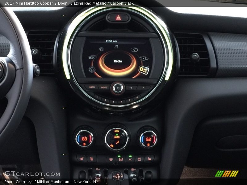 Blazing Red Metallic / Carbon Black 2017 Mini Hardtop Cooper 2 Door