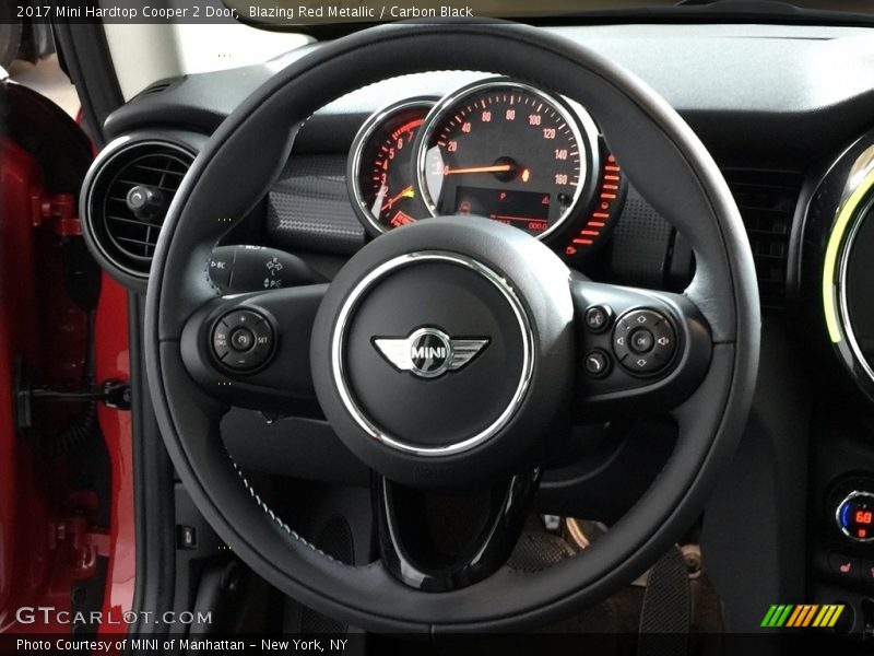Blazing Red Metallic / Carbon Black 2017 Mini Hardtop Cooper 2 Door