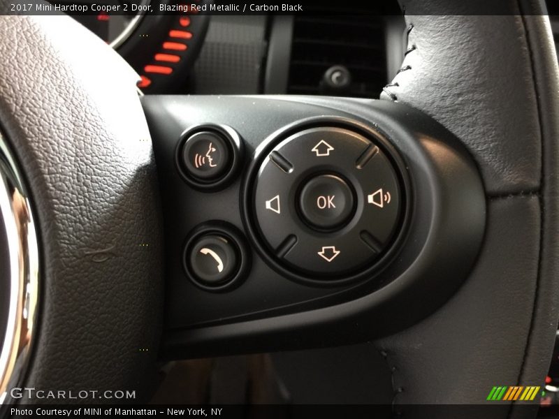 Blazing Red Metallic / Carbon Black 2017 Mini Hardtop Cooper 2 Door