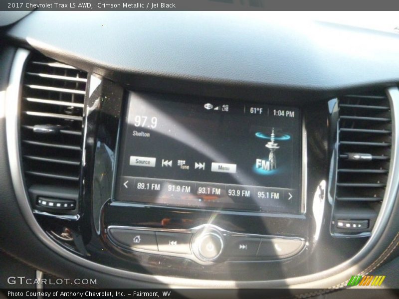 Crimson Metallic / Jet Black 2017 Chevrolet Trax LS AWD