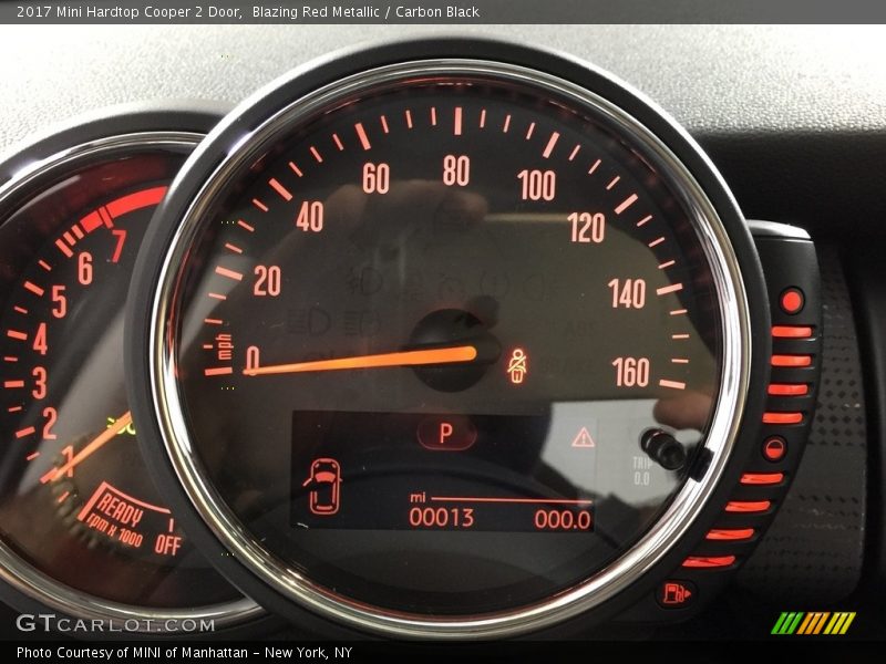 Blazing Red Metallic / Carbon Black 2017 Mini Hardtop Cooper 2 Door